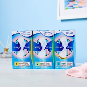 Always Infinity Size 2 Heavy Flow Pads with Non-Wings, Unscented